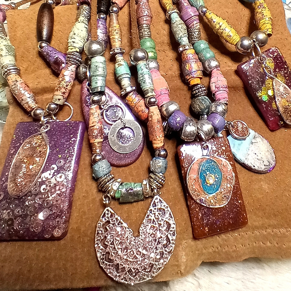 Jewelry handmade by Lisa Talamonti at Lip Gloss and Tan Lines